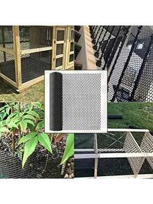 Animal Protective Fencing, Ideal For Cats, Dogs, Home Balcony Nets, Poultry Barriers And Gardening - Plastic Chicken Wire Netting - Multipurpose Plastic Fence And Net [Comes With 1 Pack Of Zip Ties] - Multicolor - View 4