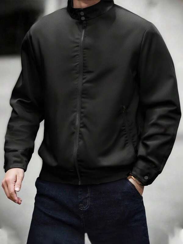 Veste à capuche zippée pour hommes, printemps/automne