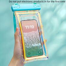 1PC Swimming Bags Waterproof Phone Case Compatible With Iphone 15 14 13 12 11 Pro Max Transparent Mobile Phone Pouch Universal Waterproof Bag, Beach Essentials, Beach Accessories, Pool Float
