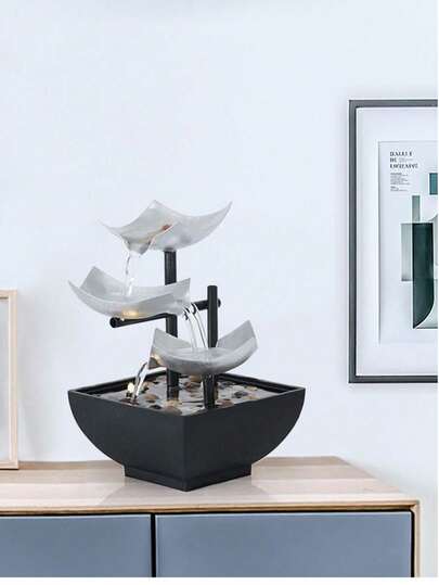 母亲节礼物，家居装饰 Homedics 桌面喷泉，父亲节礼物，生日礼物，婚礼纪念品，家居装饰舒缓声音机 - 自动泵，深盆和天然河石，适用于办公室、客厅或卧室的室内禅宗放松