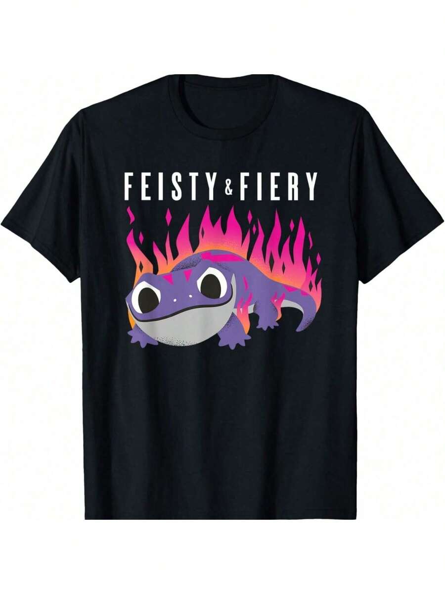 Frozen 2 Bruni Salamander Feisty & Fiery T-Shirt - black27 - View 1