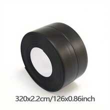 1卷填缝胶带，防水PVC密封胶带，厨房台面水槽浴缸浴室淋浴间马桶和地板墙壁自粘胶带，边缘保护器 - 黑色 - 查看 9