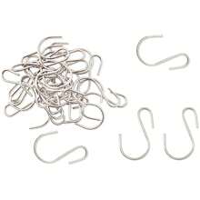 S Hooks For Hanging Plants, Clothes, S Shaped Hooks Made Of Stainless Steel, Heavy Duty S-Hooks, 20 Pack - 1 - 查看 1