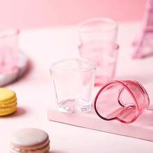 Heart Shot Glasses Set, Pink Shot Glass Cute For Bar Cart Accessories 1.5oz (6, Pink) - 1 - Xem 4