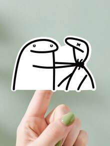 1/3/6 件趣味手绘“Slaaaaaay”贴纸 - 纸质材质，手机、电脑贴花，节日送礼佳品，趣味图形贴纸，趣味表情包，送给她的礼物，生日礼物 - 彩色 - 查看 14