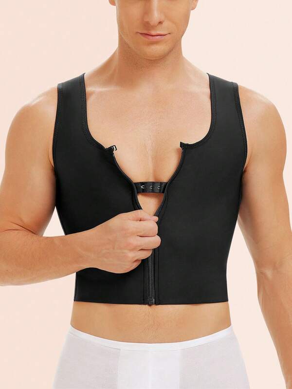 TAILONG TAILONG Gynecomastia Compression Vest For Men Shapewear Slimming Body Shaper Corset Tops Fajas Para Hombres