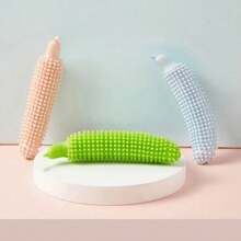 1 件装狗狗玩具黄瓜咀嚼棒，耐用磨牙棒，适用于幼犬、泰迪犬、小型犬和大型犬，硅胶制成 - 彩色 - 查看 7