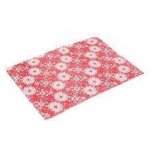 Alfombra Antideslizante de Secado Rápido, Suave | Tapete Absorbente de Baño de PVC, Lavable a Máquina, Fácil de Limpiar, Diseño Minimalista Moderno para Baño, Lavabo, Regadera, Entrada o Lavandería | Decoración de Baño Funcional y Elegante - Rojo / Blanco - Ver 7