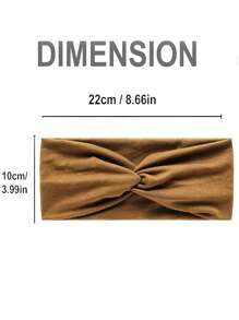 4 pezzi/set Fasce per capelli alla moda boeme di colore unito per donne, foulard retrò intrecciati, accessori per capelli sportivi antiscivolo e assorbenti, fasce eleganti per capelli, fascia per la testa alla moda, per la scuola e l'università