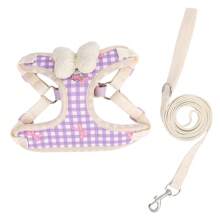 Correa de arnés de estilo chaleco para perros pequeños, Teddy, Poodle, Cachorro, Arnés de pecho para mascotas