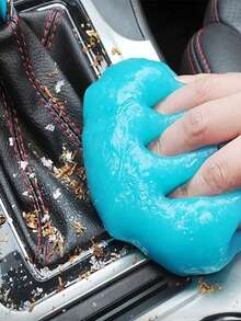 1件装汽车清洁胶内饰清洁软胶车内缝隙出风口清洁泥键盘清洁胶内饰清洁刷 - 彩色 - 查看 2