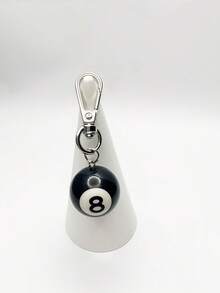 1pc Billiards 8 Ball Keychain Black/Pink/Red Creative Key Chain Personalized Bag Accessories Fun Pendant Bag/Key Universal Ornament Fashion Versatile Backpack Decor Keychain For Bag Car Accessories For Women - Multicolor - View 11
