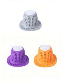 1PC Sink Anti-Clogging Silicone Floor Drain Cover, Bathroom Drain Outlet Hair Anti-Clogging Filter, Sewer Outlet Filter Screen