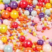 85克/3盎司蛋糕装饰带圆珠，生日蛋糕装饰挂饰，饼干装饰，纸杯蛋糕，甜甜圈，棒棒糖撒点，适用场景生日派对，婚宴，节日派对，甜点装饰 - 彩色 - 查看 22