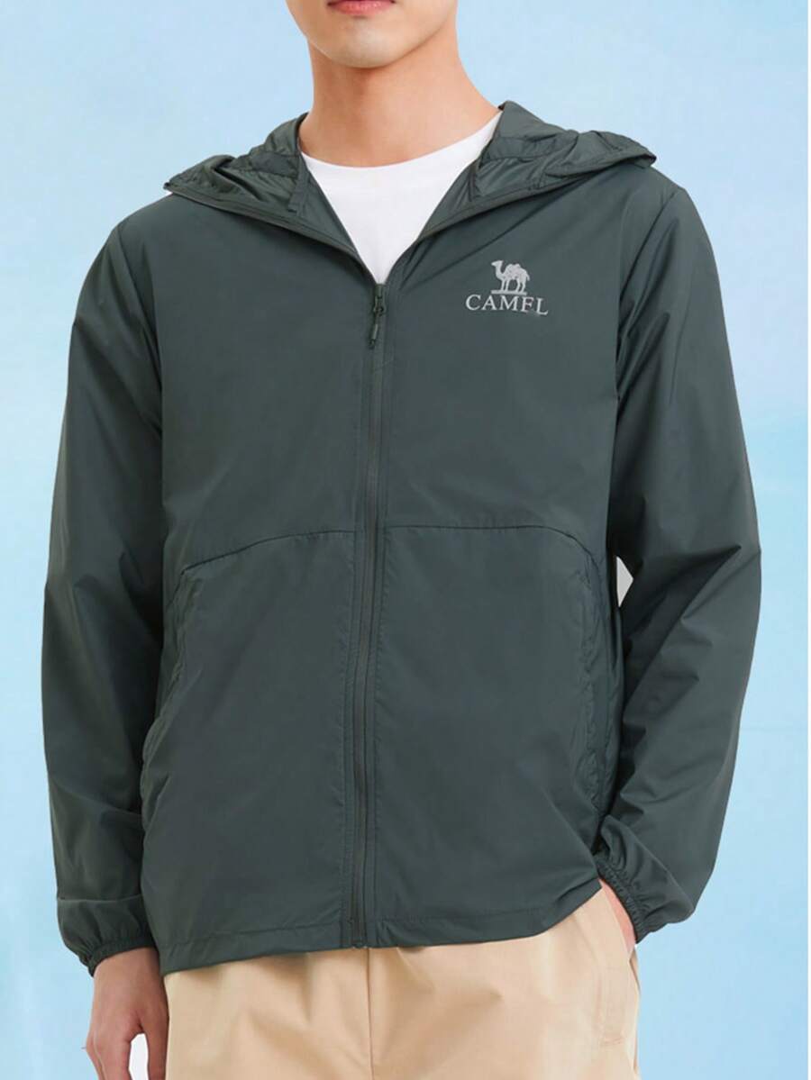 CAMEL CROWN Men's Lightweight Sun Protection Jacket Summer Breathable Cool Feeling Jacket Outdoor Fishing Clothing - Morino Green - View 1