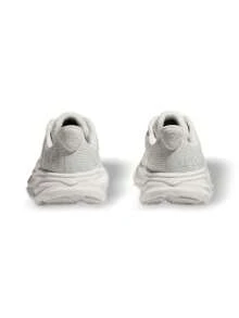 Hoka Giày thể thao buộc dây cho bé gái, thân trên bằng lưới, đế ngoài bằng cao su, kiểu dáng thấp cổ thoải mái, đa năng, thích hợp cho hoạt động thể thao. Mã sản phẩm: 1131170WFR - Trắng/Sương giá - Xem 5