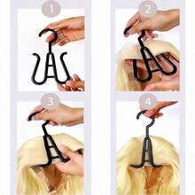 10pcs Wig Storage Bags With Hooks - Transparent, Dustproof & Portable Design For Salon And Home Use, Holds Multiple Wigs, Wall Mounted, Zipper, Tool Accessories - Multicolor - View 11