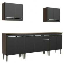 MADESA Baker's Racks - Brown and Black - View 9