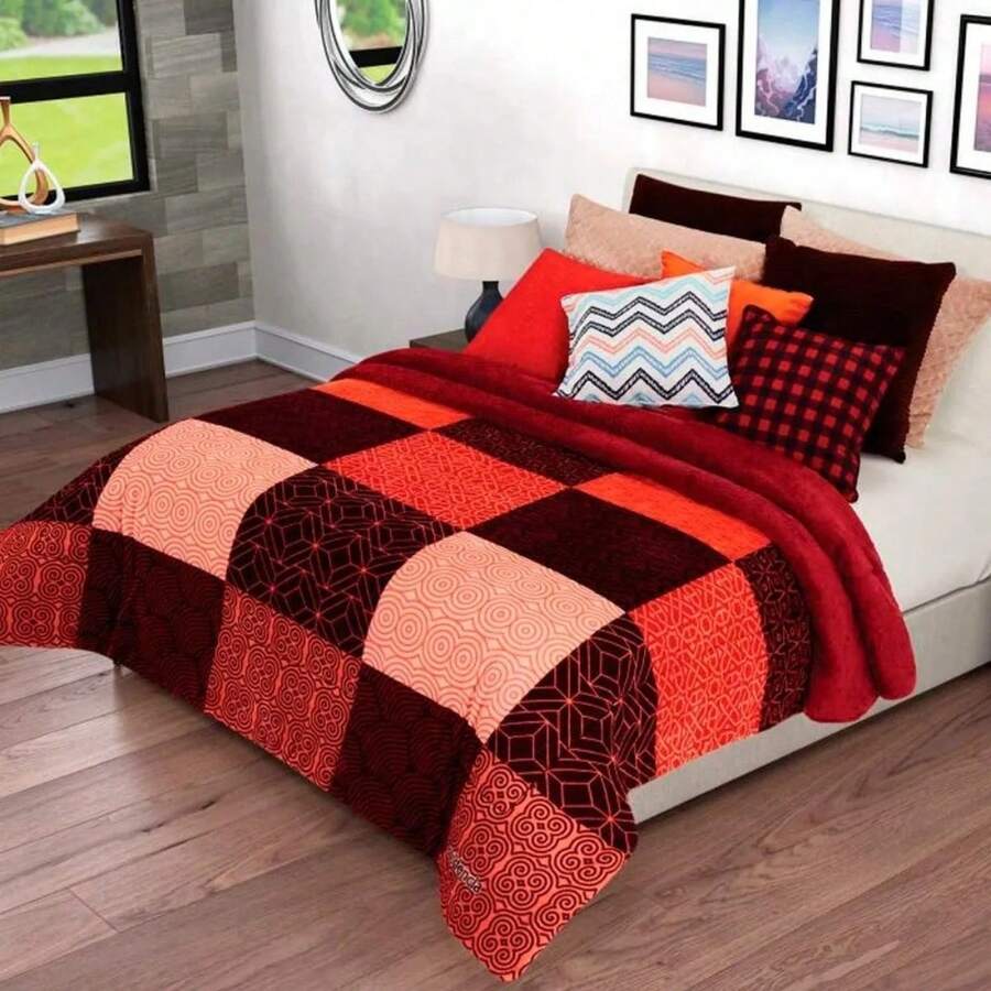Suavecito Double Jumbo Shearling Reverse Coverlet - Dakota - View 1