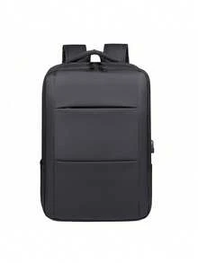 Men Backpack Book School Bags, Commuter Rucksack Daypack For 16 Inch Laptop Large Capacity Travel Computer Rucksack, Male Student College Bag Business Backpacks - Black - View 3