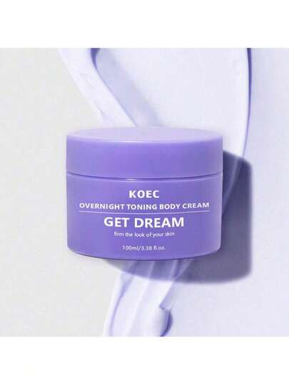 GET-DREAMY Overnight Toning Whip -  Firming Whip That Works While You Sleep - Body Firming Cream For Women - Helps Target The Appearance Of Loose Skin On The Body