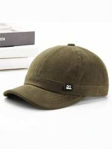 1 Pc Unisex Short Brim Personalized Retro American Style Small Logo Snapback Hat - Multicolor - View 4