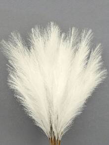 120 件 55 厘米 - 人造芦苇高仿真蒲苇仿羽毛枝适用于落地花瓶填充物、家居厨房波西米亚风格装饰、房间装饰、婚礼派对装饰、情人节装饰/情人节、礼物（1 件/10 件/20 件/30 件/60 件/120 件）