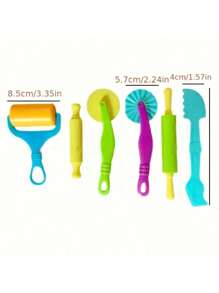 6 قوالب تقطيع من الطين مناسبة لصنع الإكسسوارات والأدوات DIY من الطين البوليمري