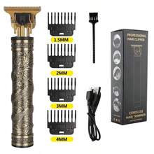 3 en 1 Afeitadora, Rasuradora De Barba, Maquina Para Cortar Cabello, Cortadora Profesional de Pelo Para Peluqueria, Maquina de Afeitar, Rasuradora Para Cabello y Pelo, Herramienta Profesional Para Cortar El Cabello, Cortapelos Electrico, Barberia, Estetica, Peluqueria - dragón - Ver 2