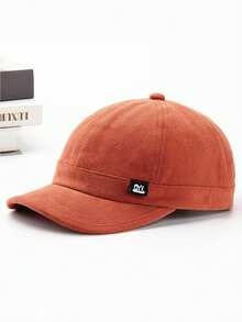 1 Pc Unisex Short Brim Personalized Retro American Style Small Logo Snapback Hat - Multicolor - View 12