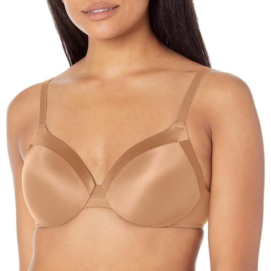 Maidenform Women's Comfort Devotion Underwire Bra, Full Coverage Convertible T-Shirt Bra - Chestnut - View 1