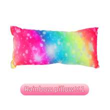 16-18 Inch Fashionable Starry Sky Colorful 5pcs Home Textile Set For American Girl Dolls, Includes Bedding, Sleeping Bag, Pad (Doll Not Included) - Pink - View 6