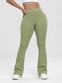One Piece Women's Gym Jersey Trousers Are Suitable For Yoga Sports, Running, And Festivals - 綠色 - 查看 5