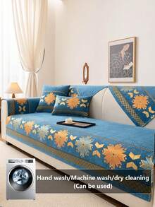 1 Vỏ bọc ghế sofa phong cách Bohemian, đệm ghế sofa thiết kế nhiều màu phù hợp với mọi mùa, bảo vệ ghế sofa khỏi trầy xước, tấm lót ghế sofa thân thiện với vật nuôi, phù hợp với ghế sofa 1 chỗ ngồi, 2 chỗ ngồi, 3 chỗ ngồi, 4 chỗ ngồi - Màu xanh lam - Xem 4