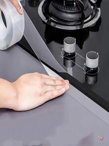 1卷防水防霉纳米胶带，密封条胶带，自粘防水纳米胶带，适用于水槽、浴缸防霉密封、防污胶带、墙角、浴室密封和填充，透明色，装饰，墙贴，用途广泛