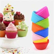 Cupcake Mini Muffin Baking Molds Kit 24 - 彩色 - 查看 4