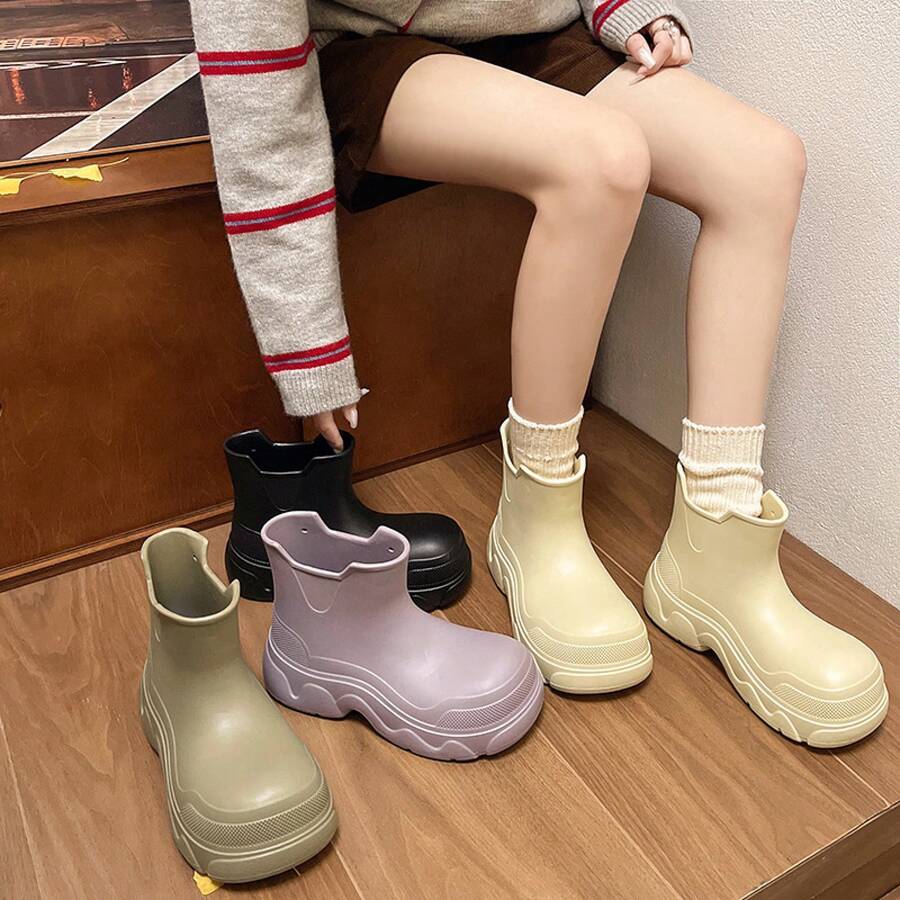 Women Rain Footwear - 乳白色 - 查看 1