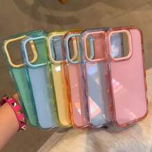 Ins Style Dopamine Jelly Air Cushion Anti-Drop Phone Case, Suitable For IPhone 16 Pro Max, 15, 14 Plus, 13, 12, 11, Protective Cover, Christmas Gift, New Year Gift, Easter Gift, Halloween Gift, For Family And Friends