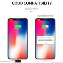 1个Lightning二合一耳机插孔适配器，支持快速充电和音频分离，无延迟，兼容 14/13/12/11/XS/8/7/6系列 - 彩色 - 查看 6