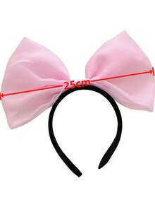 1 chiếc băng đô 3D kiểu Pháp màu trơn có nơ ở giữa, thanh lịch, dễ thương, phù hợp cho chụp ảnh, dạo phố, dự tiệc, hàng ngày, lãng mạn, ngọt ngào, cá tính, được làm từ sợi polyester (polyester) dành cho nữ, quà tặng, phụ kiện tóc, phụ kiện đội đầu. - Nhiều màu - Xem 9