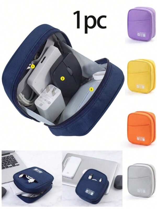 Small Mini Organizer Water Resistant Travel Bag Cable Organizer Pouch Electronic Accessories Carry Case Travel Cable Organizer Portable Storage Pouch For Small Electronics And Accessories Tech Bag Electronic Organizer Case Compatible With Laptop Charger Mouse Cables Hub Power Bank Earphone Toiletries Cosmetics Foldable Storage Bags For Cosmetics Toiletries Brushes Tools For Men And Women Travel Essentials Office Essentials Dormitory Essentials