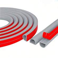 1 件 2M X 1.5CM / 78.74 X 0.59 英寸自粘式柔性 D15 电缆盖，PVC 电线导管，家庭和办公室使用的电缆隐藏器，覆盖电缆和电缆托盘