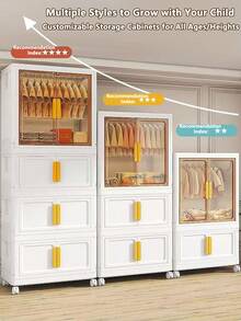 5/4/3/2/1 Layer Closet Organization And Storage Storage Organizer Closet Organizer Shoe Rack Makeup Organizer Clothes Organizer Storage Cabinet Dresser For Bedroom Drawer Organiser Room Storage - Multicolor - View 4