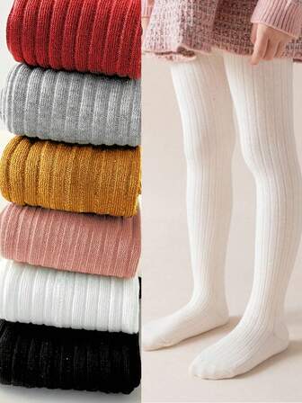 Girls' Tights For Autumn/Winter, Girls' Leggings, Baby/Kids Socks & Pants, Suitable For 1-7 Years Old