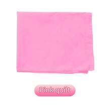 16-18 Inch Fashionable Starry Sky Colorful 5pcs Home Textile Set For American Girl Dolls, Includes Bedding, Sleeping Bag, Pad (Doll Not Included) - Pink - View 10