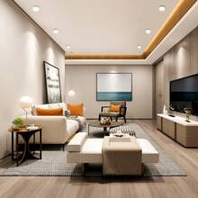 CANMEIJIA GX53 嵌入式吸顶灯，嵌入式壁灯，装饰吸顶灯，嵌入式/表面安装，黑色/白色可选，带/不带灯泡，铝制材料，兼容 GX53 灯泡，适用于商店、书房、卧室、客厅、咖啡厅、展厅、画廊、博物馆、走廊、入口，根据需要选择颜色