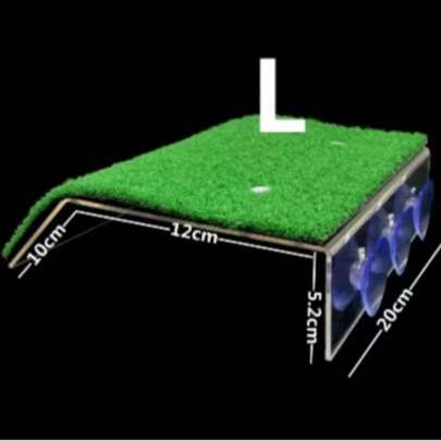 Plataforma para tartarugas, tartaruga flutuante, ilha para aquário, musgo, escada para tartarugas, gramado, acessórios para aquário, decoração