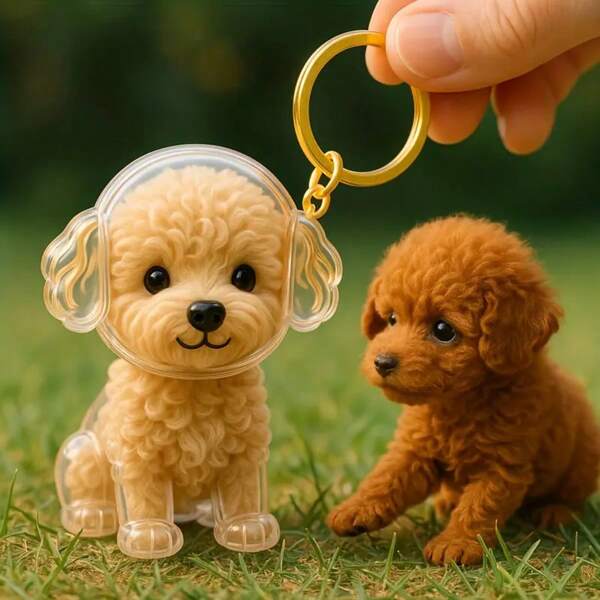 Transparent Plastic Pet Hair Memorial Cup - A Collectable Mini Ornament For Dog Lovers, Durable & Lightweight Design, Perfect To Commemorate A Beloved Pet, Exquisite Craftsmanship, Fashionable Style, They Are Still With Us