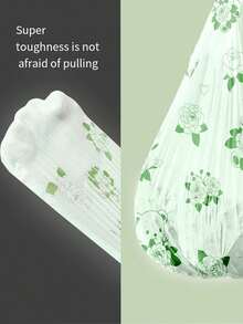 150pcs Household Drawstring Trash Bags, Made Of Thick Durable Material, Tear-Resistant, With Self-Sealing Function, Plastic Material. - Green - View 9