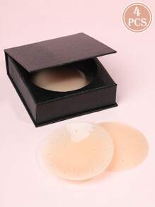 女士透气乳贴，精美礼盒装，隐形无缝，防水防汗，花瓣状，无肩带胸罩，自粘式乳贴，透气，可重复使用，节日礼物，适合女友、伴侣，适用于婚纱、泳衣、连衣裙、比基尼、露背装、运动胸罩配件 - 彩色 - 查看 9